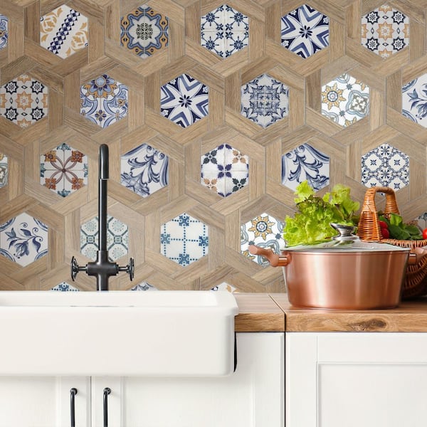 Gador Hex 9-1/8 in. x 10-1/2 in. Porcelain Floor and Wall Tile (8.16 sq. ft./Case)