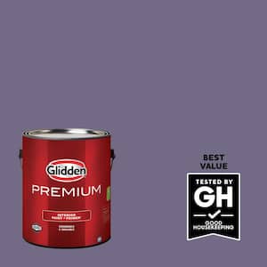 Glidden Premium 1 gal. PPG1174-6 Purple Rain Satin Interior Paint