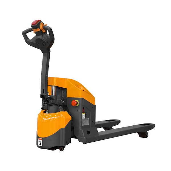 3300 lbs. 3 in. Lowered Fully Electric Pallet Jack Self-Propelled Pallet Truck with 24V/65AH Gel Battery