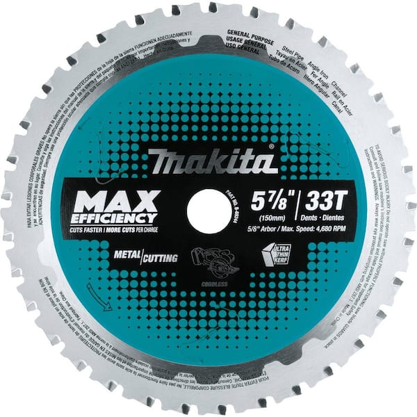 Makita 5-7/8 in. 33T Carbide-Tipped Max Efficiency Saw Blade 