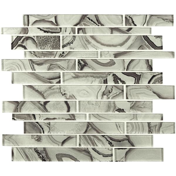 MSI Super Nova Interlocking 12 in. x 12 in. x 0.31 in. Glass Mesh-Mounted Mosaic Wall Tile (10 sq. ft./Case)