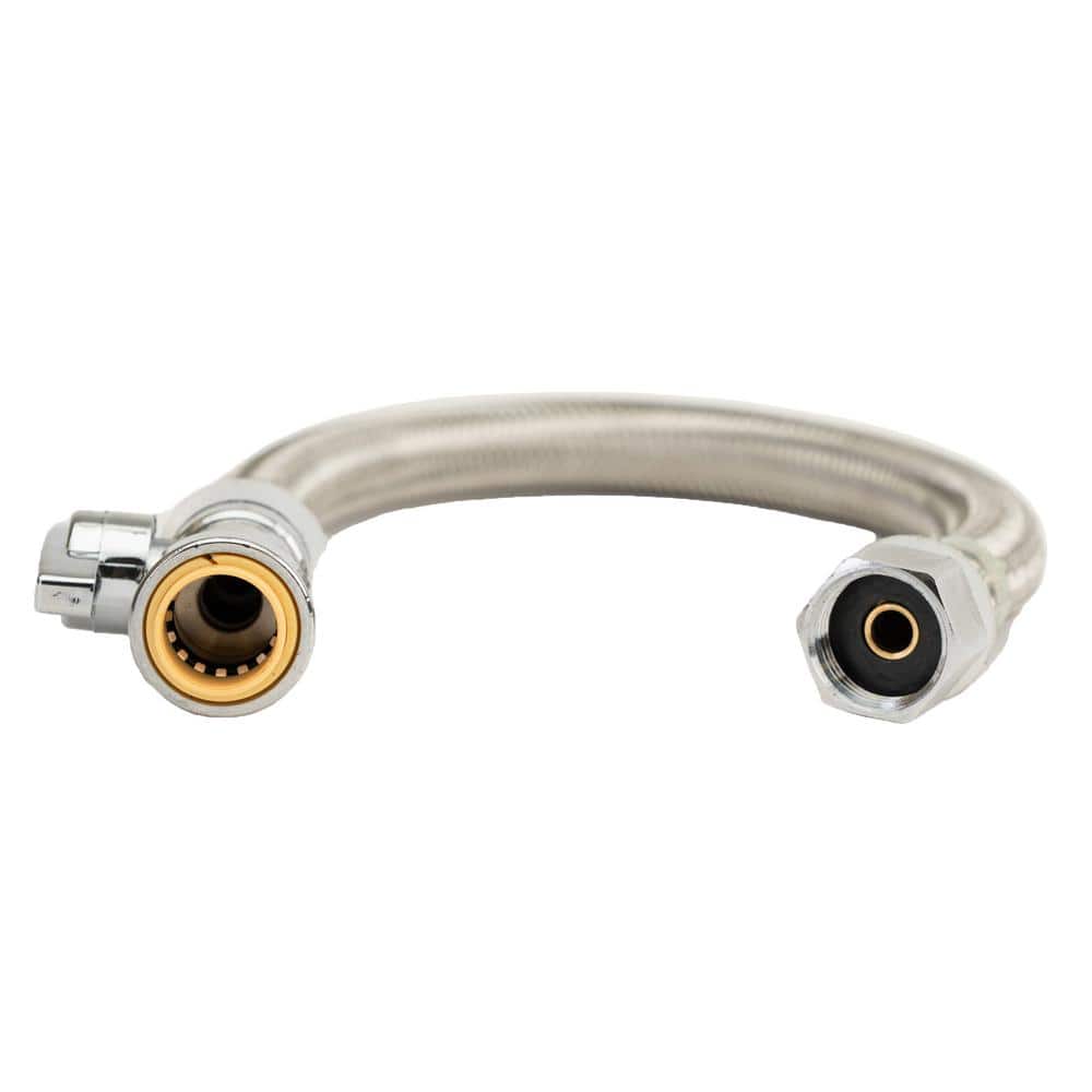 1/2 in. Push-to-Connect x 1/2 in. FIP x 12 in. Straight Stop Faucet Connector price history on PriceWatchPro