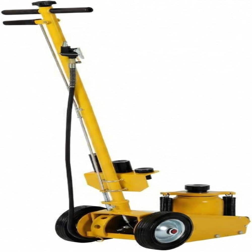 "Yellow Hydraulic 22-Ton(44,000 LBS) Low Profile Floor Jack with 4 Adapters, Adjustable 46"" Handle & Rubber Wheels" price history on PriceWatchPro