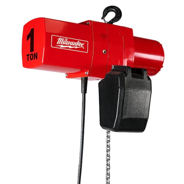 Milwaukee 1 Ton 10 ft. Electric Chain Hoist