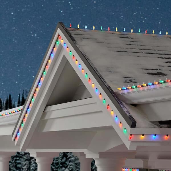 150 Count Multi-Colored Faceted C6 LED Lights