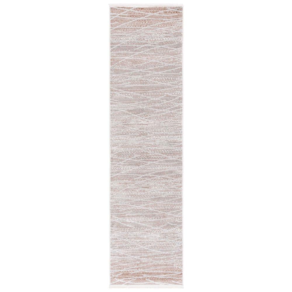 Mila Beige/Gray 2 ft. x 8 ft. Abstract Gradient Runner Rug price history on PriceWatchPro
