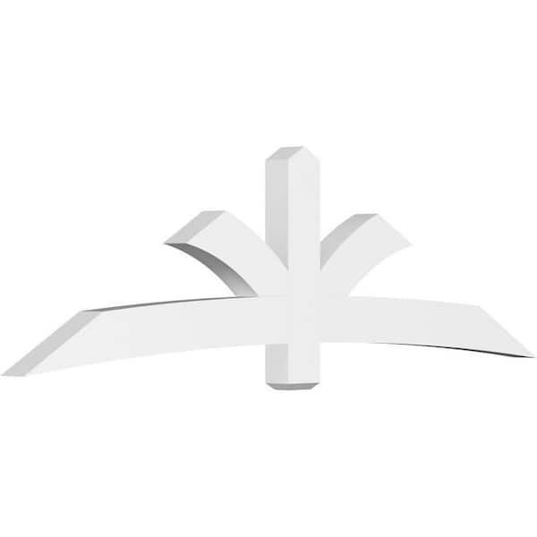 Ekena Millwork Davenport 96 in. W x 28 in. H x 4 in. D Signature Polyurethane Bracket