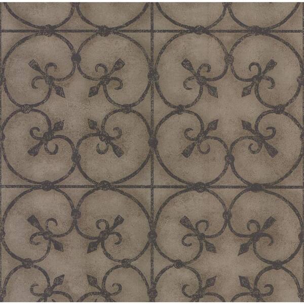 Brewster 8 in. W x 10 in. H Garden Gate Wallpaper Sample