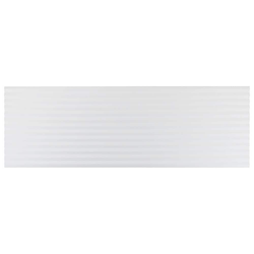 Linear White 12x36 Matte Ceramic Wall Tile