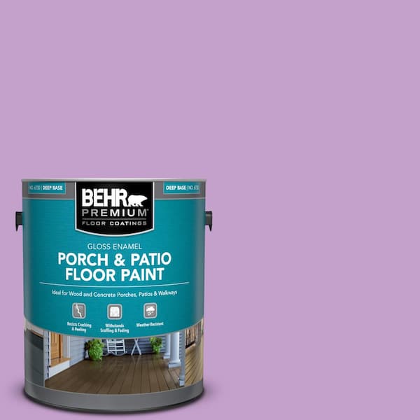 BEHR PREMIUM 1 gal. #P100-4 Lovers Knot Gloss Enamel Interior/Exterior Porch and Patio Floor Paint