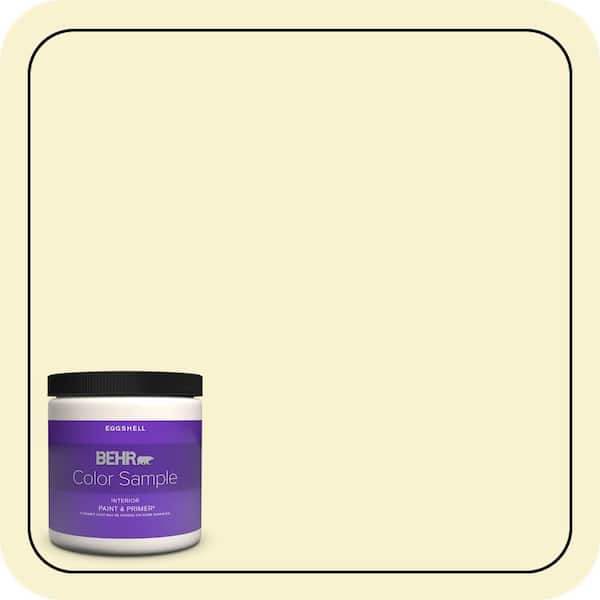 BEHR PREMIUM PLUS 8 oz. #P320-1 Flashpoint Eggshell Enamel Interior Paint & Primer Color Sample