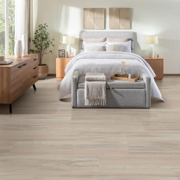 Haltom Mill Maple 22 MIL x 8.7 in. W x 59 in. L Click Lock Waterproof Luxury vinyl Plank Flooring (25 sq. ft./Case)