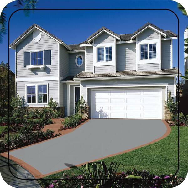 BEHR PREMIUM - 5 gal. #PPU26-19 Chance of Rain Self-Priming 1-Part Epoxy Satin Interior/Exterior Concrete and Garage Floor Paint