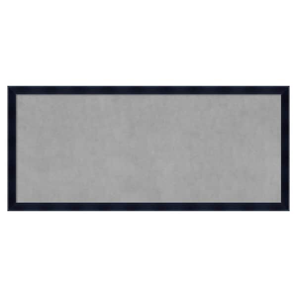 Amanti Art Madison Black 50 in. x 22 in. Framed Magnetic Board