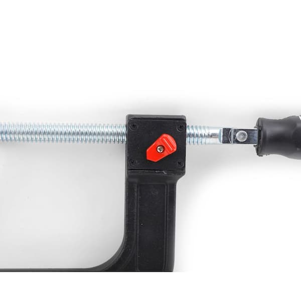 チャンプです Husky 8 in. Quick Adjustable C-Clamp with Rubber Handle 99684