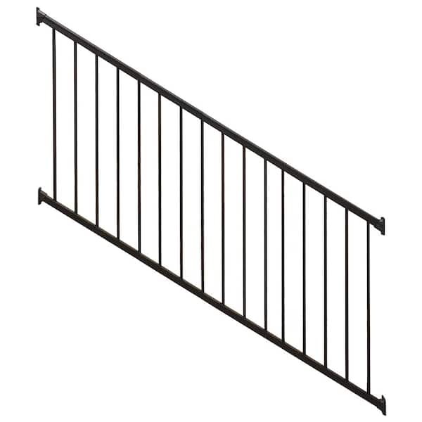 Weatherables Stanford 36 In H X 96, Outdoor Wrought Iron Railings Home Depot