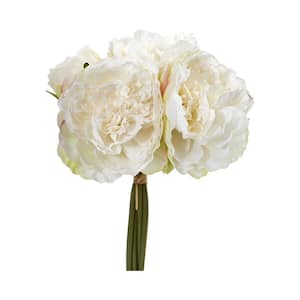 Indoor Peony Bouquet Artificial Flower (Set of 6)