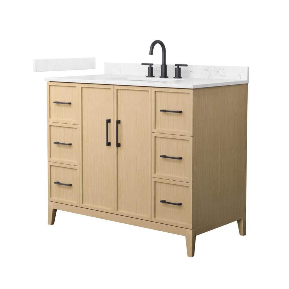 Elan 42 in. Single Freestanding White Oak Bath Vanity with Top price history on PriceWatchPro