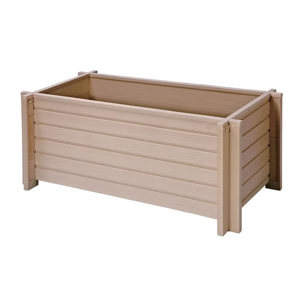New Age Pet Rectangular 42 in. ECOFLEX Garden-Flower Planter