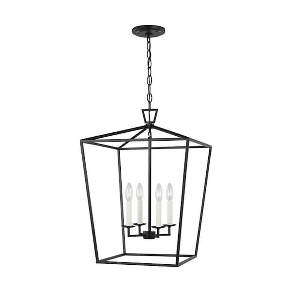 Generation Lighting Dianna 4-Light Midnight Black Pendant