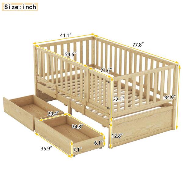 Baby Bed Cot - Sleeping Baby Cot, Crib For Babies - StarAndDaisy