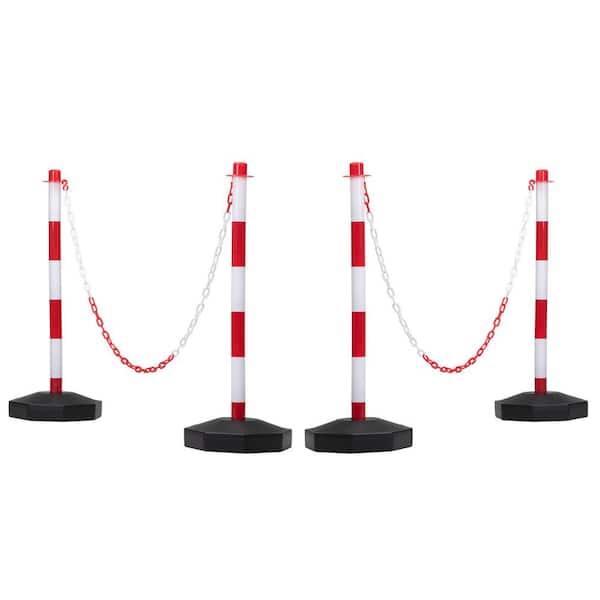 Tidoin Plastic Red and White Water Injection Warning Bar (2 Root Installation)