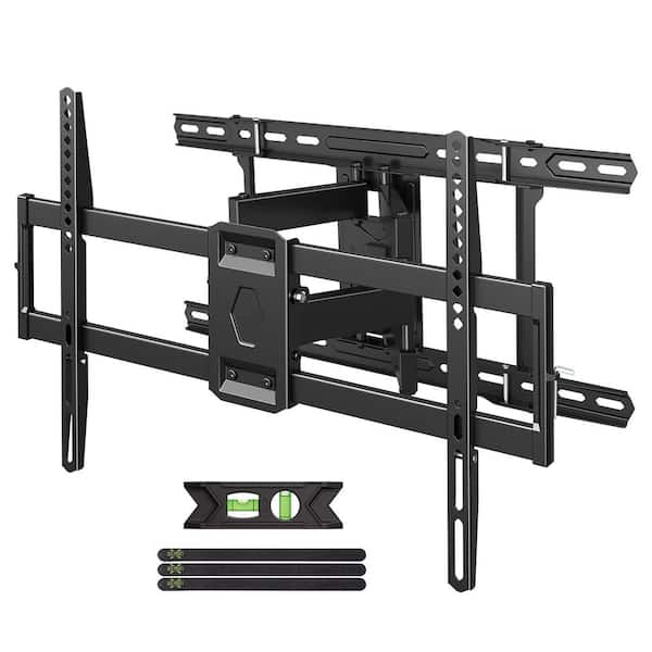 Retractable Full Motion Wall Mount for 42 in.-85 in. TVs, Swivel Tilt Extension, Dual Articulating Arms