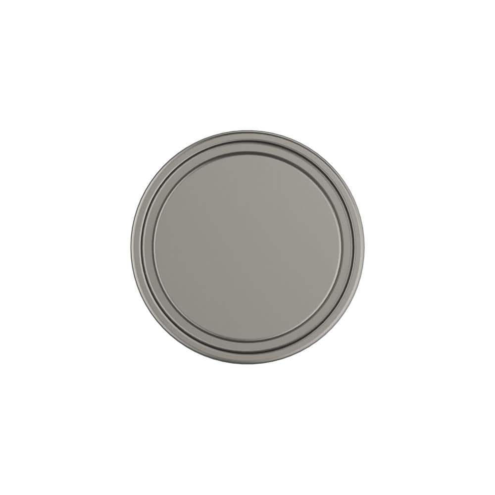 Brushed Nickel Round Modern Cabinet Knob with Mounting Hardware