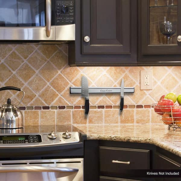 16. in. Stainless Magnetic Aluminum Bar Storage Strip 16. in. Stainless Magnetic Aluminum Bar Storage Strip