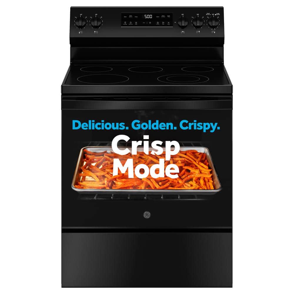 GRF500PVBB GE 30 Free Standing Electric Range Black