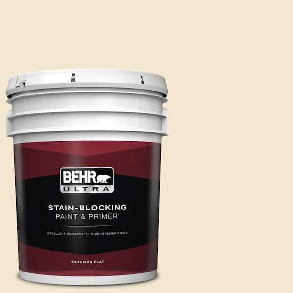 BEHR ULTRA 5 gal. #ECC-20-2 Ranch Acres Flat Exterior Paint & Primer