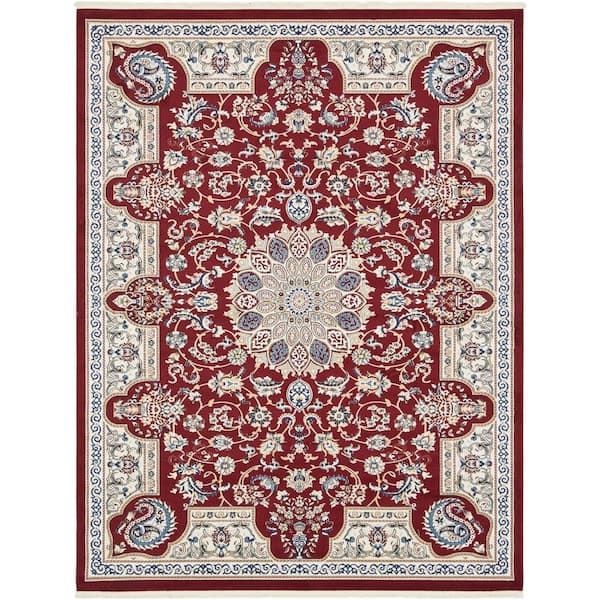 Unique Loom Narenj Collection Area Rug - Newcastle (7 ft. 10 in. x 10 ...