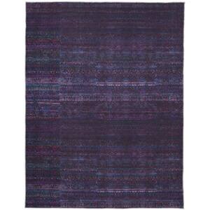 2' x 3' ft. Blue and Purple Striped Area Rug