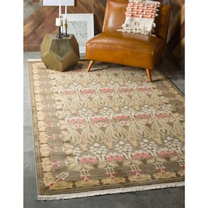 Edinburgh Carnation Brown 6' 0 x 9' 0 Area Rug