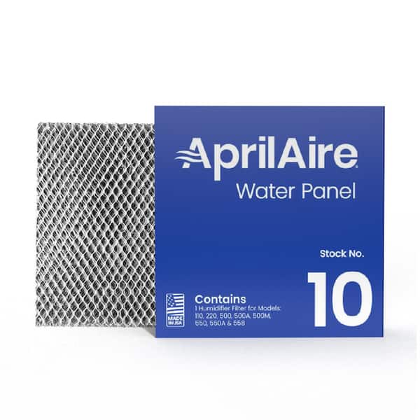 AprilAire 10 Replacement Water Panel for Whole-House Humidifier Models 110,220,500,500A, 500M, 550,550A, 558