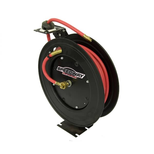 SPEEDWAY 50 ft. Retractable Air Hose Reel 7640 - The Home Depot
