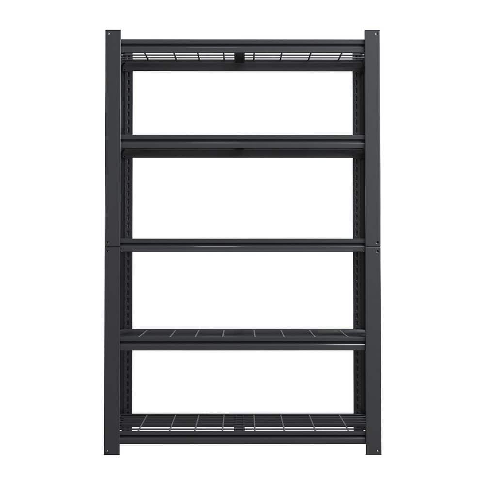 5-Tiers Metal Adjustable Heavy Duty Garage Storage Shelving Unit in Black (35.4 in. W x 72 in. H x 15.8 in. D) price history on PriceWatchPro
