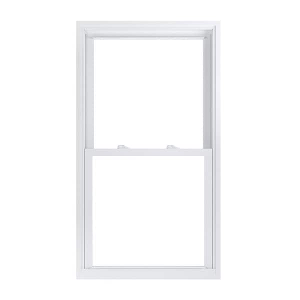 American Craftsman 29.75 in. x 53.25 in. 70 Pro Series White Double Hung Low-E2 Argon PS Glass Vinyl Replacement Window, Screen Incl
