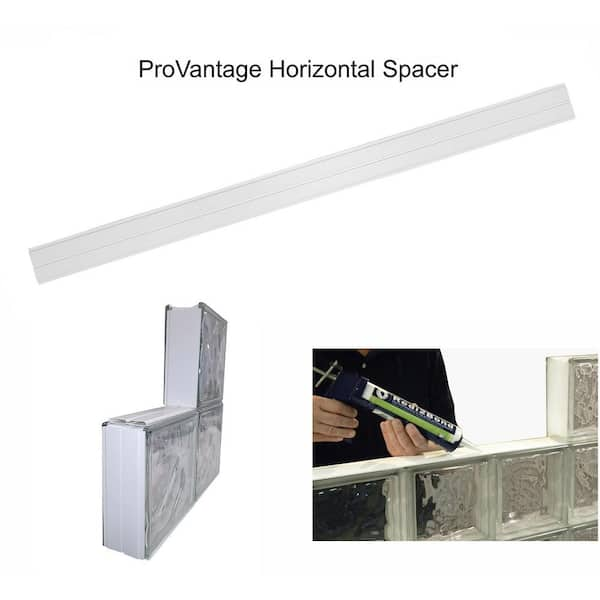 ProVantage 3 in. Thick Silicone System Glass Block Installation Kit (20  Block Kit for 8 in. x 8 in. x 3 in. or Smaller Glass Block) PVKIT320 - The  Home Depot