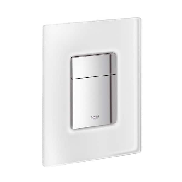 GROHE Skate Cosmopolitan Wall Plate in Frosted White