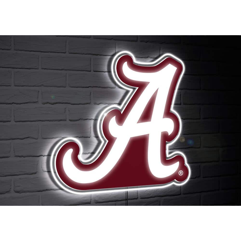 Evergreen University of Alabama Team Logo Shaped Plug in LED Lighted ...