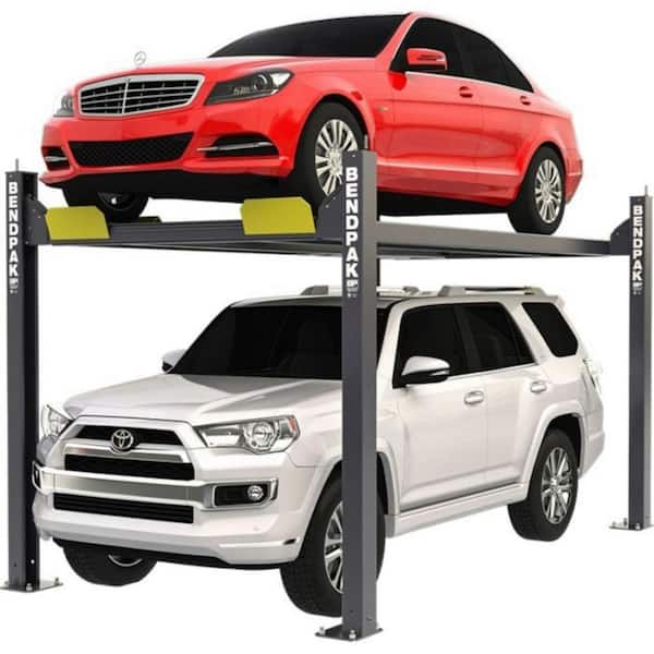 BENDPAK HD-7W Extra Wide/Extra Tall 4 Post Car Lift 7000 lb. Capacity - 82 in. Max Rise with 220V Power Unit Included