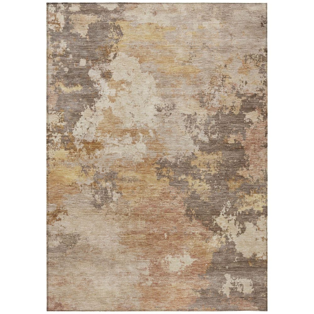 Chantille Machine Washable Indoor/Outdoor Abstract ACN2367 Salmon 3 ft. x 5 ft. Area Rug price history on PriceWatchPro