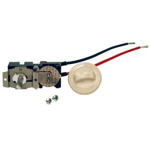 Single-pole 22 Amp Thermostat Kit in Almond for Com-Pak, Com-Pak Max, Com-Pak Twin In-wall Fan-forced Electric Heaters