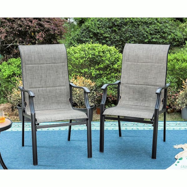 High Back Chair Cushion, Padded Garden Chair Seat Cushion, Outdoor