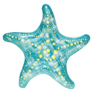 Glitter Sparkle 64 in. Blue Starfish Float