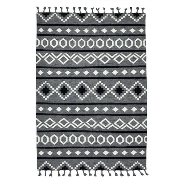 3 X 6 Gray, Ivory, Brick Red Medallion Washable Area Rugs Runner Rug