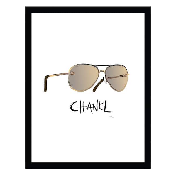 VENICE BEACH Collections Fashion Glam Designer Sunglasses Fairchild Paris 1-Piece Framed Graphic Print Abstract Poster Art Print 18 in. x 14 in.