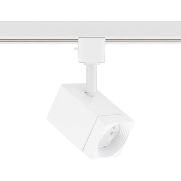 Ocularc 7013 White Integrated LED 5CCT Fixed Track Hardwired Track Lighting Square Cylinder H Track Head