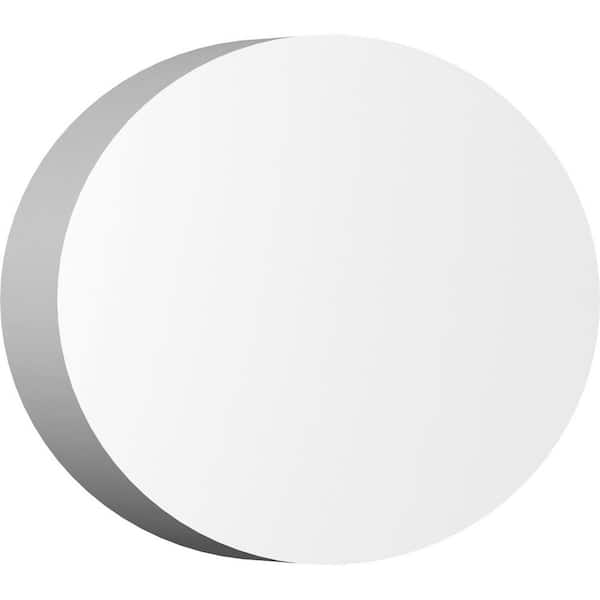 Ekena Millwork 5 in. W x 3-1/4 in. H x-1/2 in. P Standard Dalton Rosette with Square Edge (4-Pack)